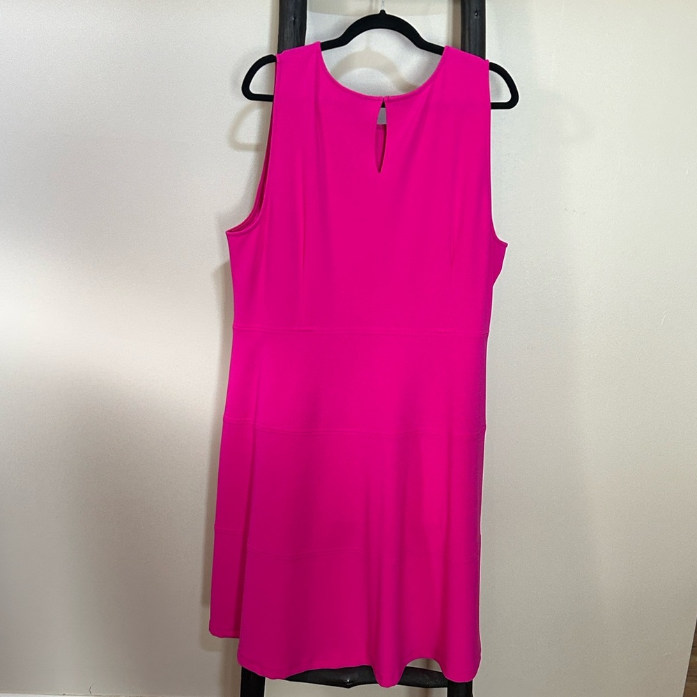 Boston Proper Fuchsia Sleeveless Dress NWT